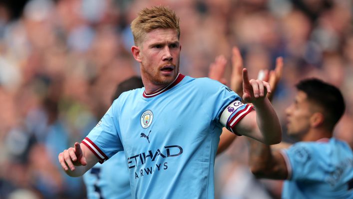 Kevin De Bruyne and Manchester City will hope to heap more Premier League misery on Liverpool at Anfield