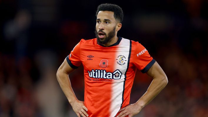 Andros Townsend joined Luton on a three-month contract