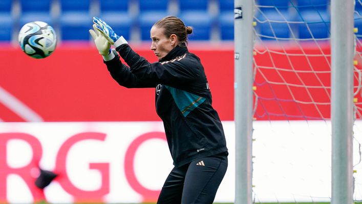 Ann-Katrin Berger is is familiar sight in the Chelsea goal