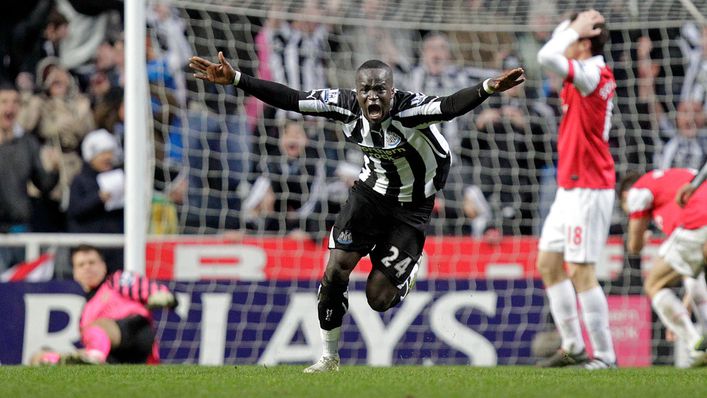 Cheick Tiote's 87th-minute strike broke Arsenal hearts