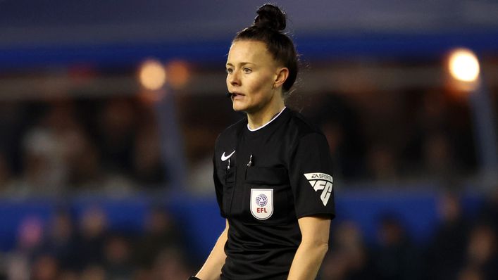 Rebecca Welch has balanced her refereeing work alongside her job at the NHS