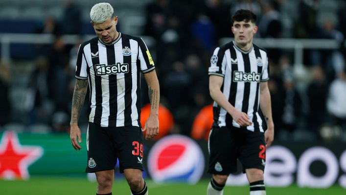 Newcastle won only one of their six Champions League group games