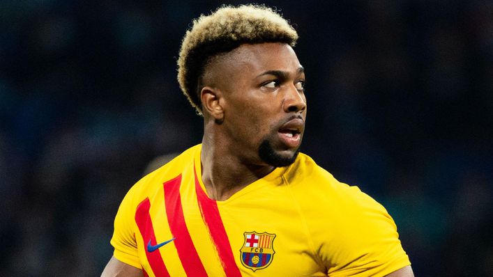 Adama Traore is enjoying being back in a Barcelona shirt after arriving from Wolves last month