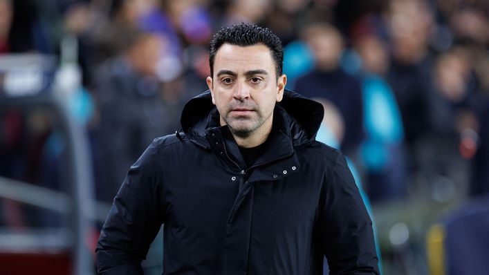 Barcelona boss Xavi will hope his side can get the better of Manchester United