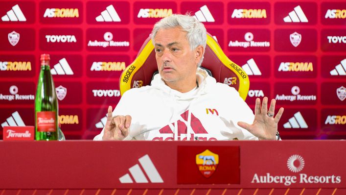 Jose Mourinho was appointed Roma manager in May 2021