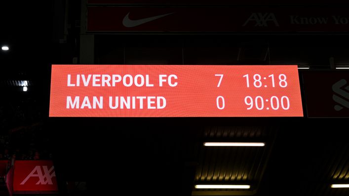 Liverpool humiliated Manchester United at Anfield last season