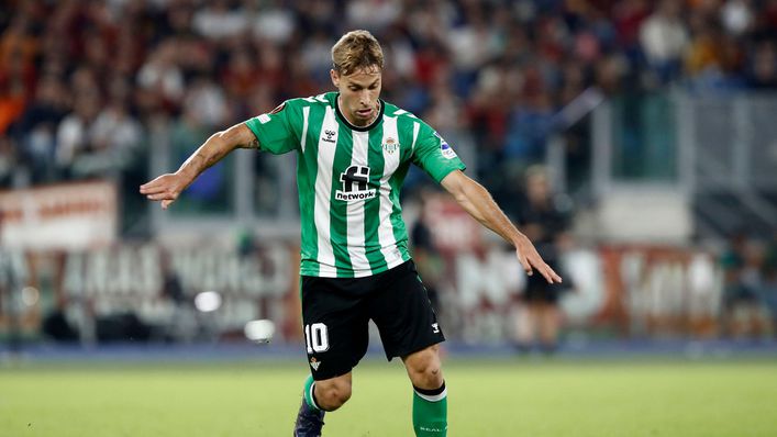 Real Betis are boosted by the return of Sergio Canales