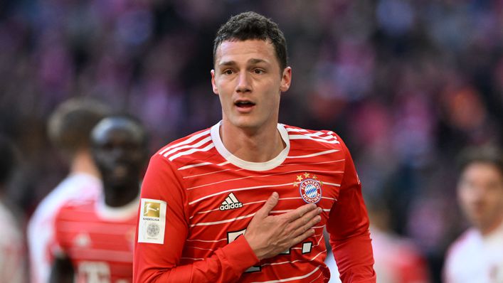 Benjamin Pavard  struck twice in Bayern Munich's 5-3 win over Augsburg last weekend