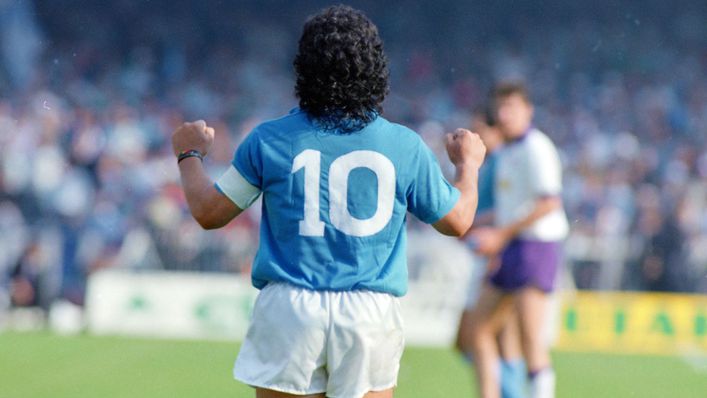 Khvicha Kvaratskhelia has been compared to Napoli's greatest player Diego Maradona