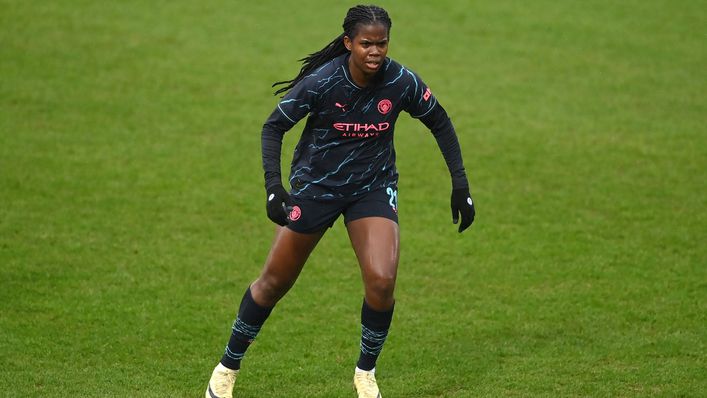 Khadija Shaw was forced off in Manchester City's defeat to Tottenham