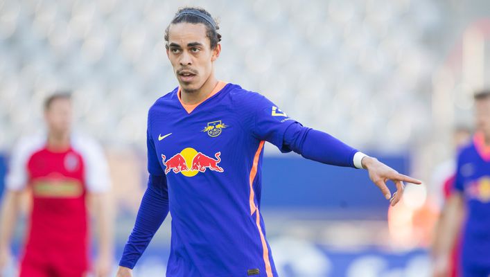 Yussuf Poulsen will look to end his goalscoring drought when RB Leipzig face Hoffenheim on Friday
