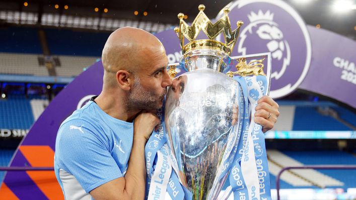 Pep Guardiola's Manchester City will be looking to retain the title in 2022-23
