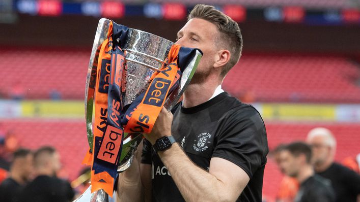 Rob Edwards took Luton to the Premier League after being sacked by Watford