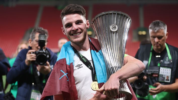Declan Rice leaves West Ham as a Europa Conference League-winning captain