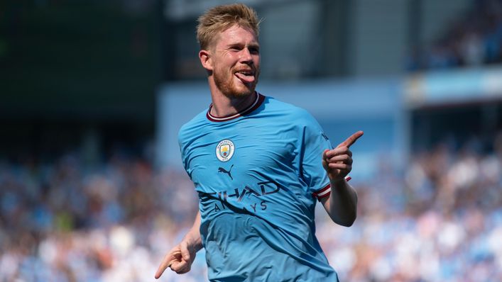 Manchester City's Kevin De Bruyne was imperious against Bournemouth