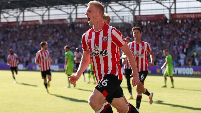 Ben Mee scored in the 4-0 win over Manchester United