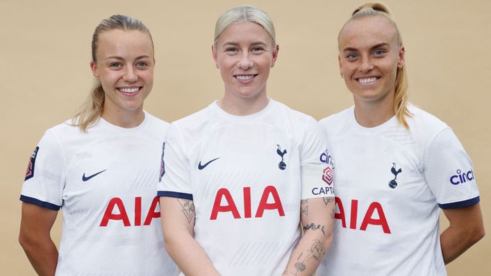 New skipper Bethany England with vice-captains Olga Ahtinen and Molly Bartrip (Pic: Tottenham)