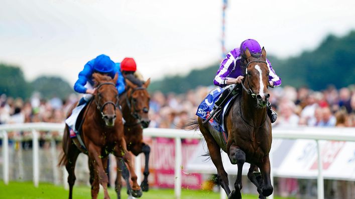 Ryan Moore and Continuous won the Great Voltigeur at York last month