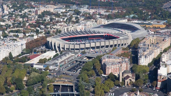 The Parc des Princes will be the venue for Paris Saint-Germain's clash with Nice