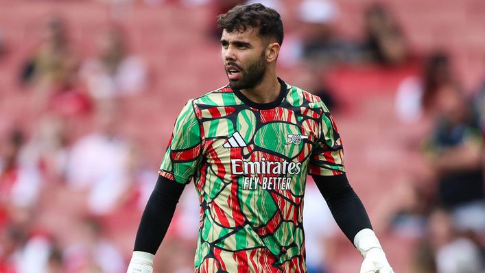 Goalkeeper David Raya has been in fine form for Arsenal so far this season.