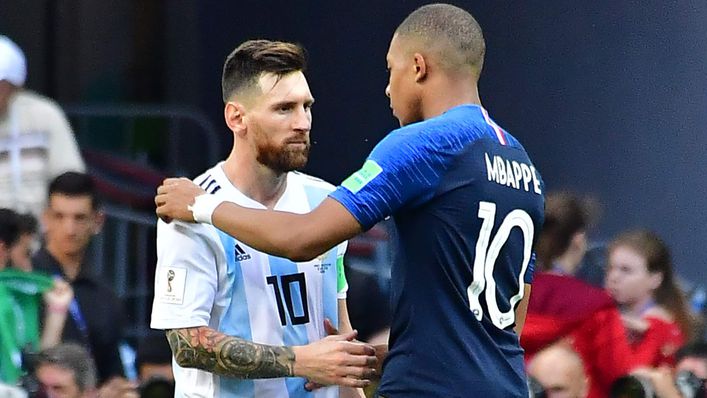 Lionel Messi and Argentina were beaten by Kylian Mbappe and France in 2018