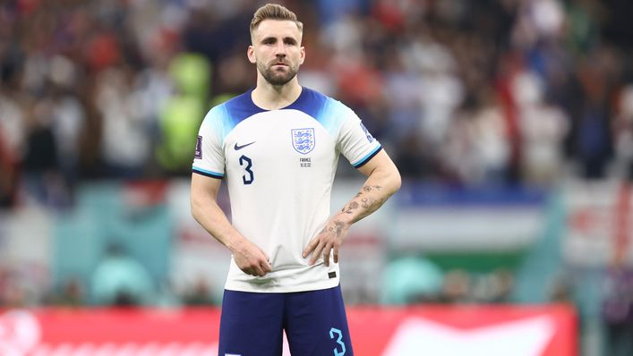 Luke Shaw was a regular starter for England at the World Cup
