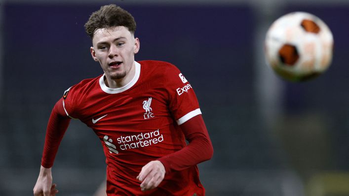 Conor Bradley is looking to break into Liverpool's first team