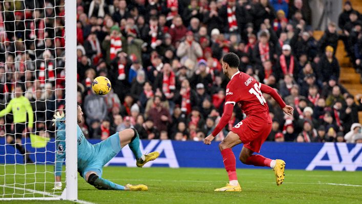 Cody Gakpo scored Liverpool's third goal in their 4-2 win over Newcastle on New Year's Day