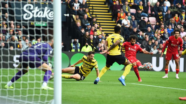 Mohamed Salah scored another world-class goal against Watford in 2021