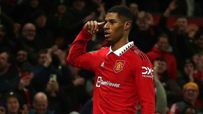Manchester United have slapped a huge price tag on in-form Marcus Rashford