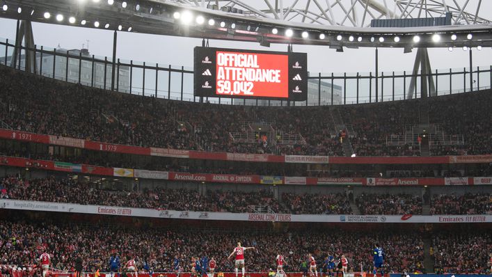 The 59,042 crowd that watched Arsenal vs Chelsea in December is a Women's Super League record