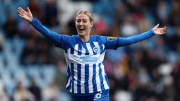 Emma Kullberg scored her first Brighton goals against Wolves