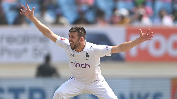 Mark Wood took four wickets as India were bowled out for 445