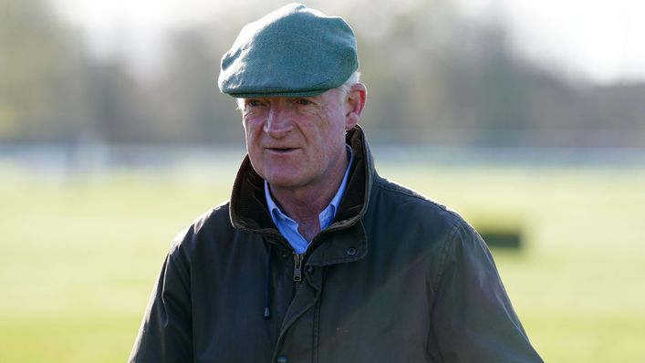 Trainer Willie Mullins could be celebrating Gold Cup glory on St Patrick's Day