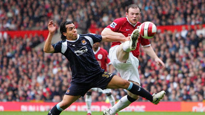 Carlos Tevez played a key role in helping West Ham avoid relegation in 2006-07