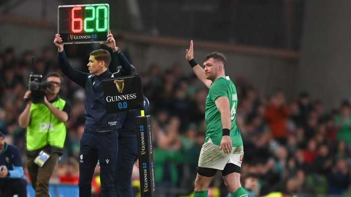 Peter O'Mahony during Ireland's win over Scotland