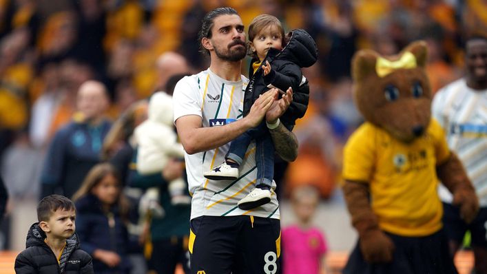 Ruben Neves appeared emotional after Wolves' final home game with Norwich