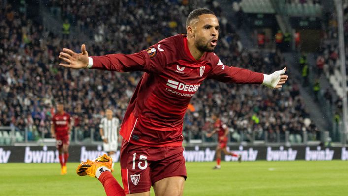 Youssef En Nesyri has been in fine form since the World Cup and scored Sevilla's goal in Turin