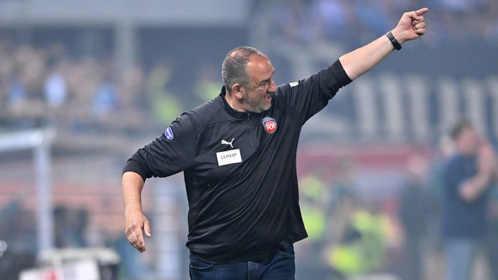 Frank Schmidt will hope to lead Heidenheim to an escape from relegation on the final day of the season.