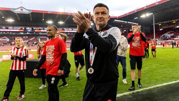 Paul Heckingbottom says Sheffield United are unable to compete financially with their Premier League rivals