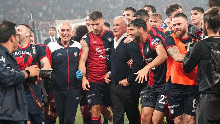 Claudio Ranieri has won promotion with Cagliari