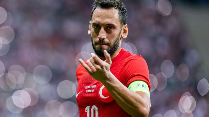 Turkey captain Hakan Calhanoglu is expected to feature from the start
