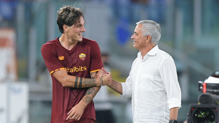 Jose Mourinho spoke highly of Nicolo Zaniolo during the pair's time together at Roma