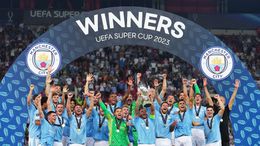 Manchester City lifted the Super Cup in Greece