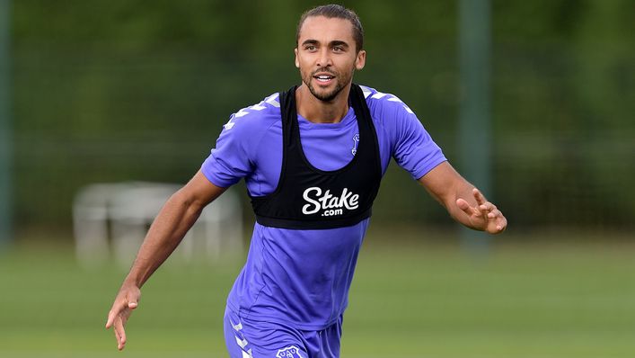 Everton forward Dominic Calvert-Lewin could make his first appearance of the season against Southampton