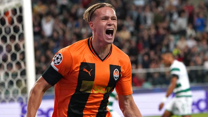 Mykhaylo Mudryk has caught the eye in the Champions League for Shakhtar Donetsk