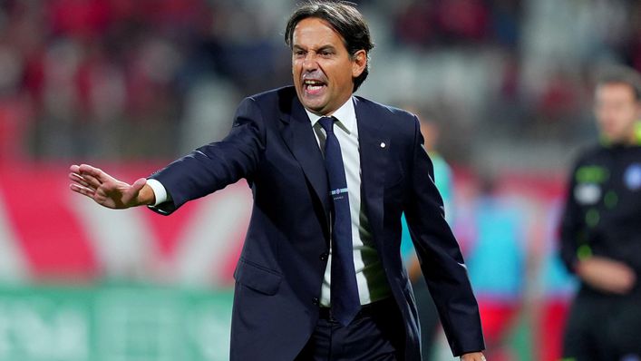 Simone Inzaghi will bring his Inter Milan side to the Etihad Stadium on Wednesday