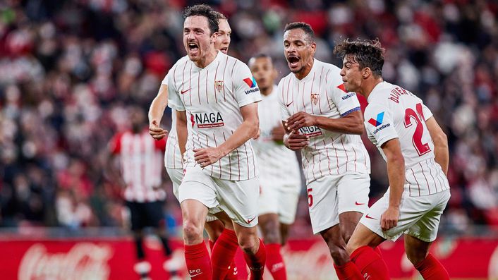 Thomas Delaney scored the decisive goal in Sevilla's win at Athletic Bilbao last Saturday