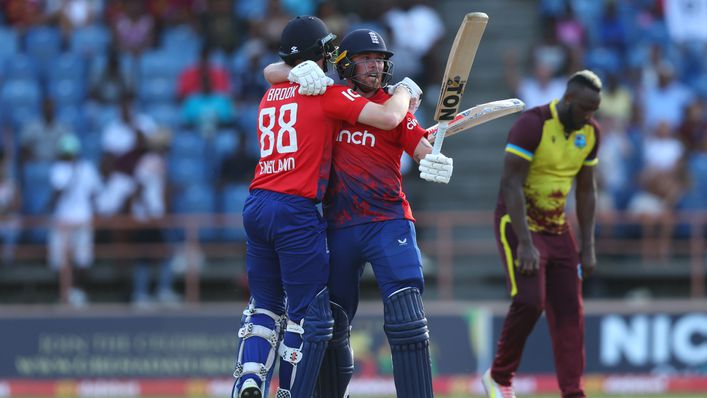 Harry Brook hit 31 to secure the victory for England