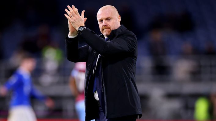 Sean Dyche was given a positive ovation on his return to Turf Moor